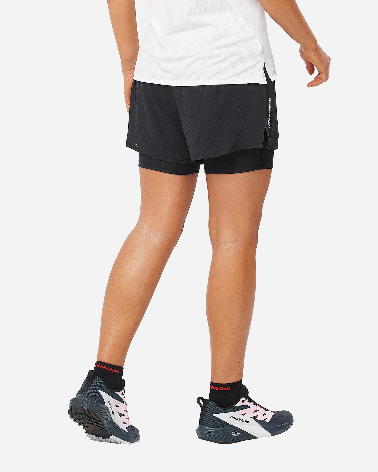 Krótkie buty do biegania Salomon Sense Aero 2w1 W LC2037600