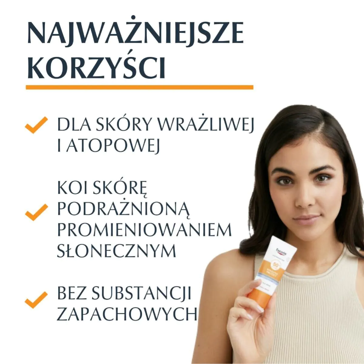 Eucerin Sensitive Protect SPF50+ beschermende crème