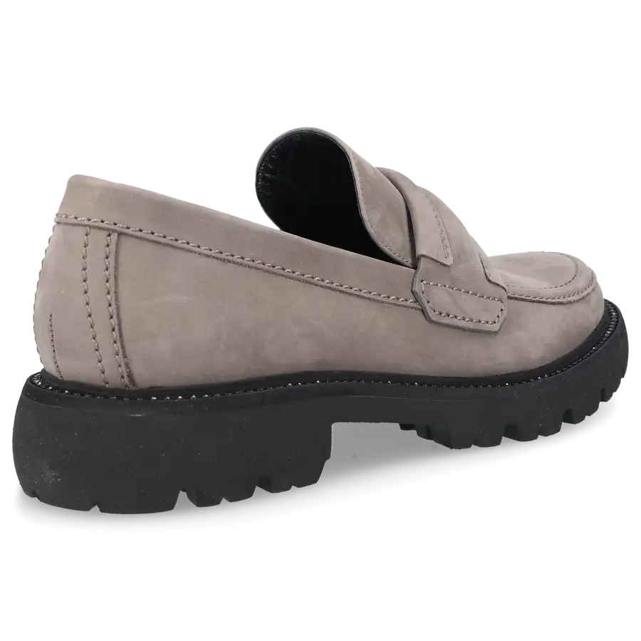 305 SOBE - Loafer FITCH Nubukleder - grau