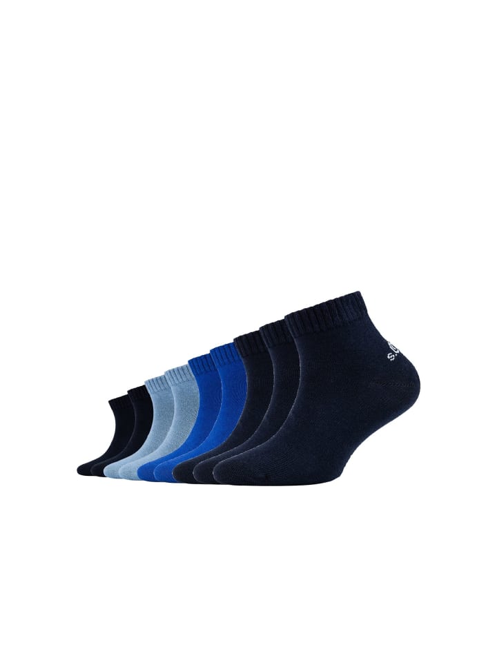 S. Oliver Kurzsocken 9er Pack essentials in blau günstig kaufen