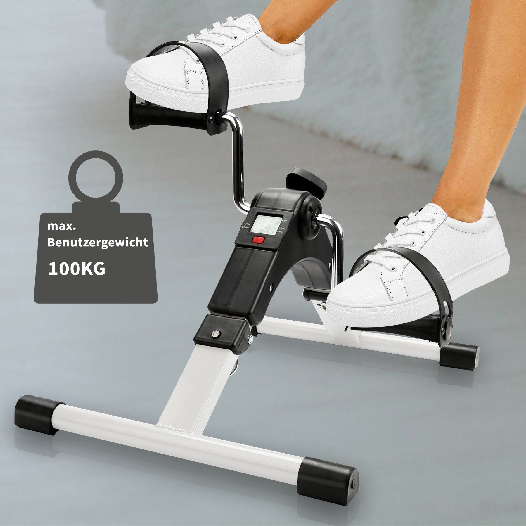 Gimisgu Heimtrainer Mini Heimtrainer Up-Down-Stepper, mit Einstellbarer Magnetwiderstand