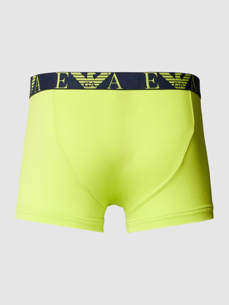 Trunks im unifarbenen Design im 3er-Pack in neon gelb