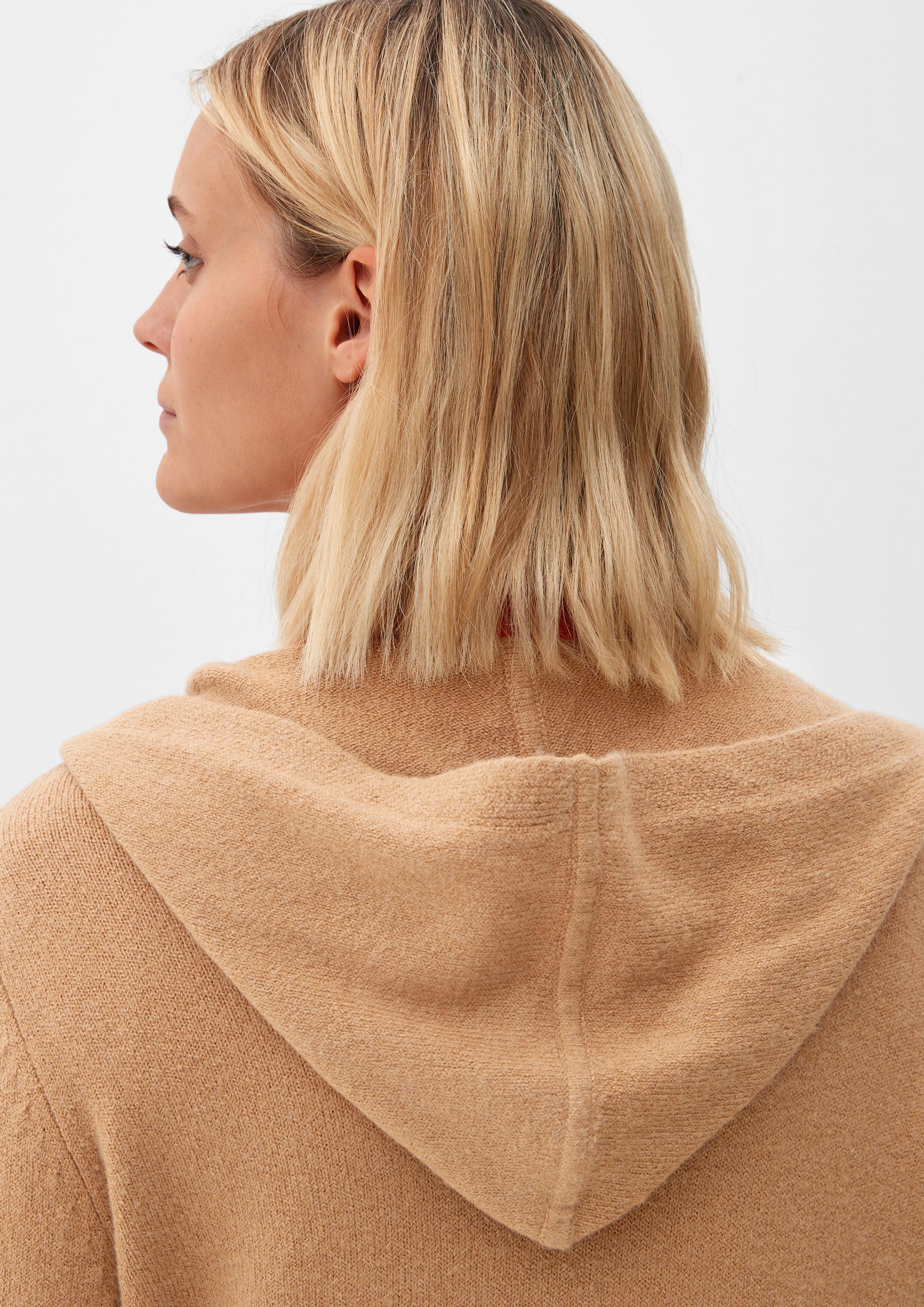 Long-Cardigan mit Kapuze  2118908-84W5