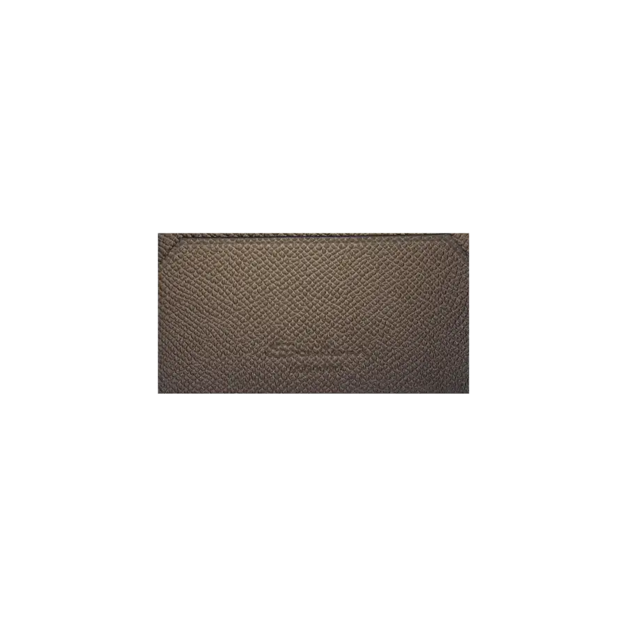 Santoni - Kreditkartenetui 2377 Saffiano - Leder - grün