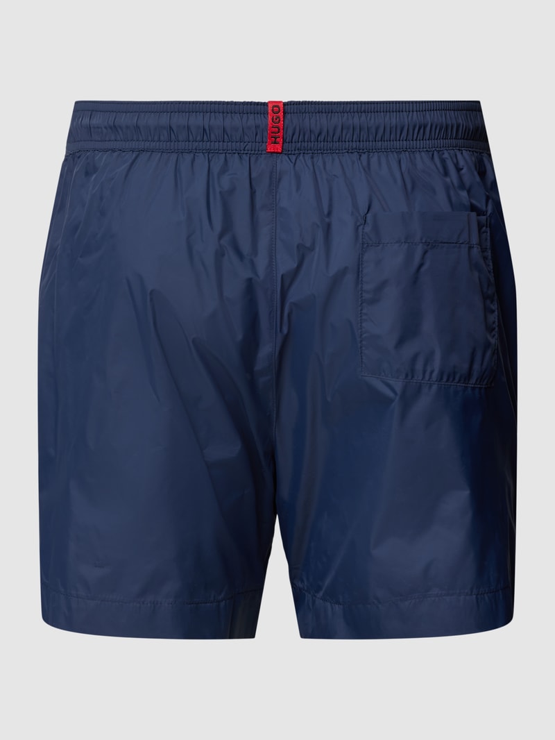 Badehose mit elastischem Bund Modell 'FAB' in dunkelblau