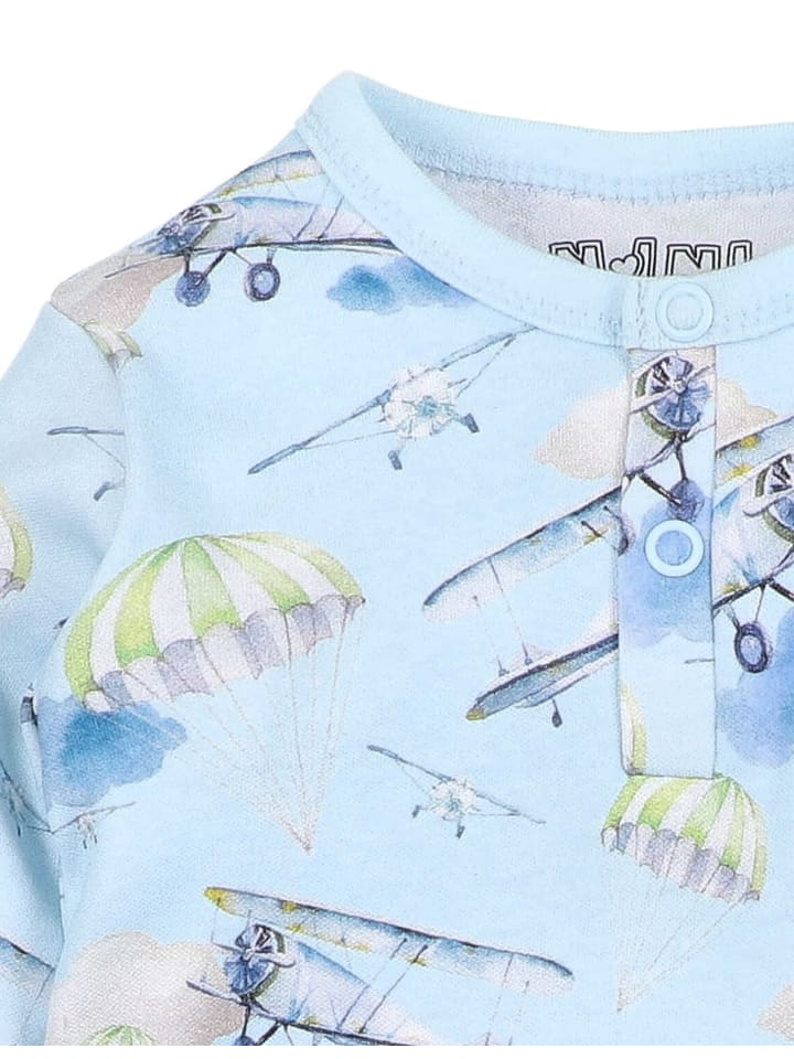 Nini Strampler Planes in blau günstig kaufen