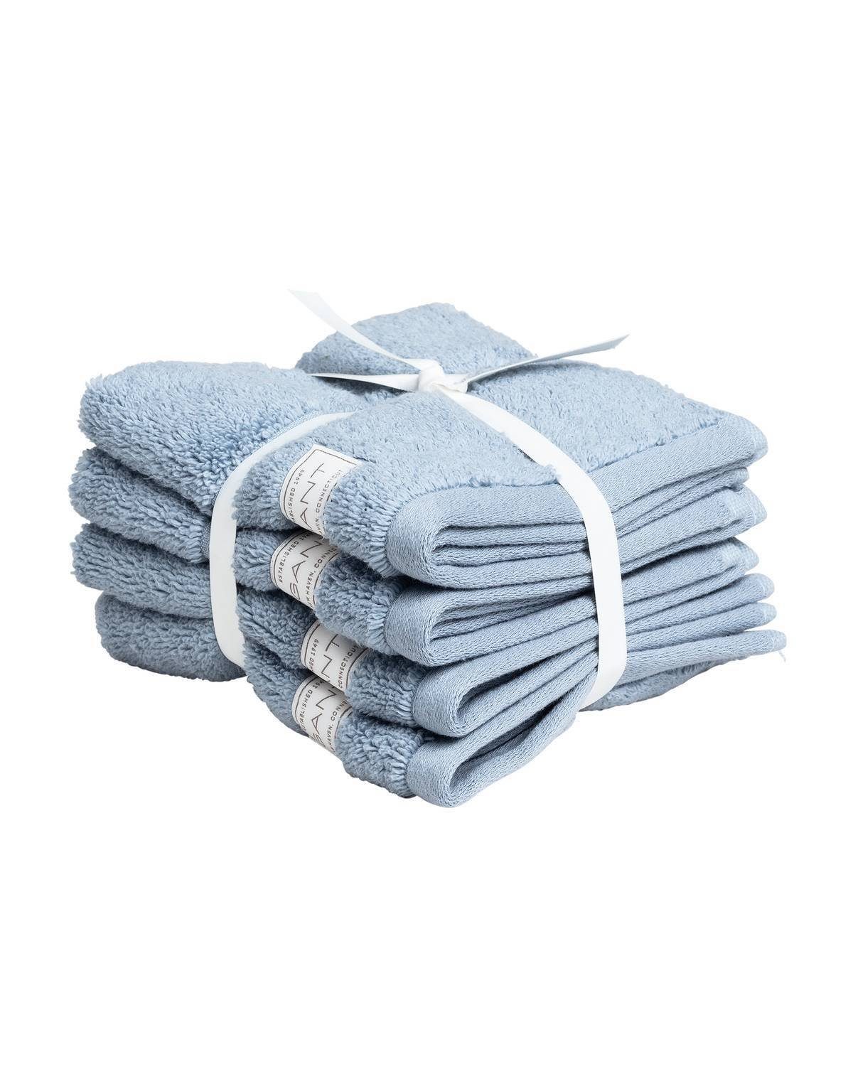 Gant Gästehandtücher Seiftuch, Organic Premium Towel, 4er Pack -, (4-St)