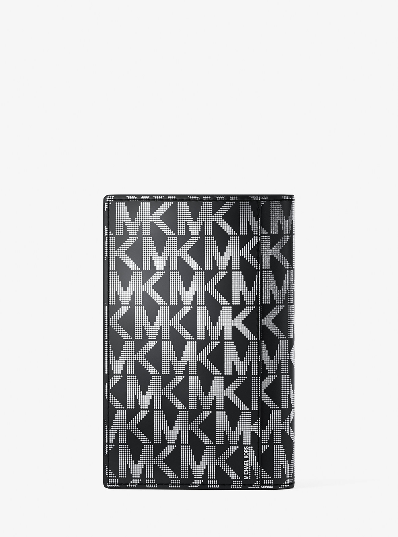 Hudson Metallic Signature Logo Folding Card Case – SVART