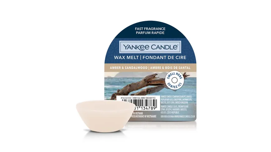 Yankee Candle Wax Melt Amber & Sandalwood Amber & Sandalwood