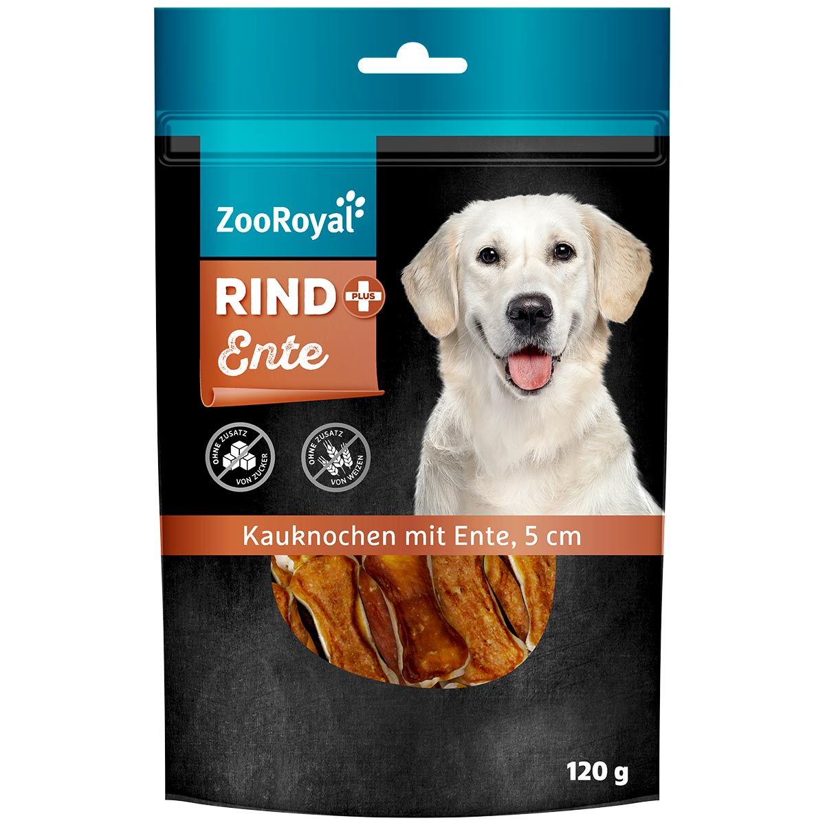 ZooRoyal Rind+ Kauknochen mit Ente 5cm kaufen