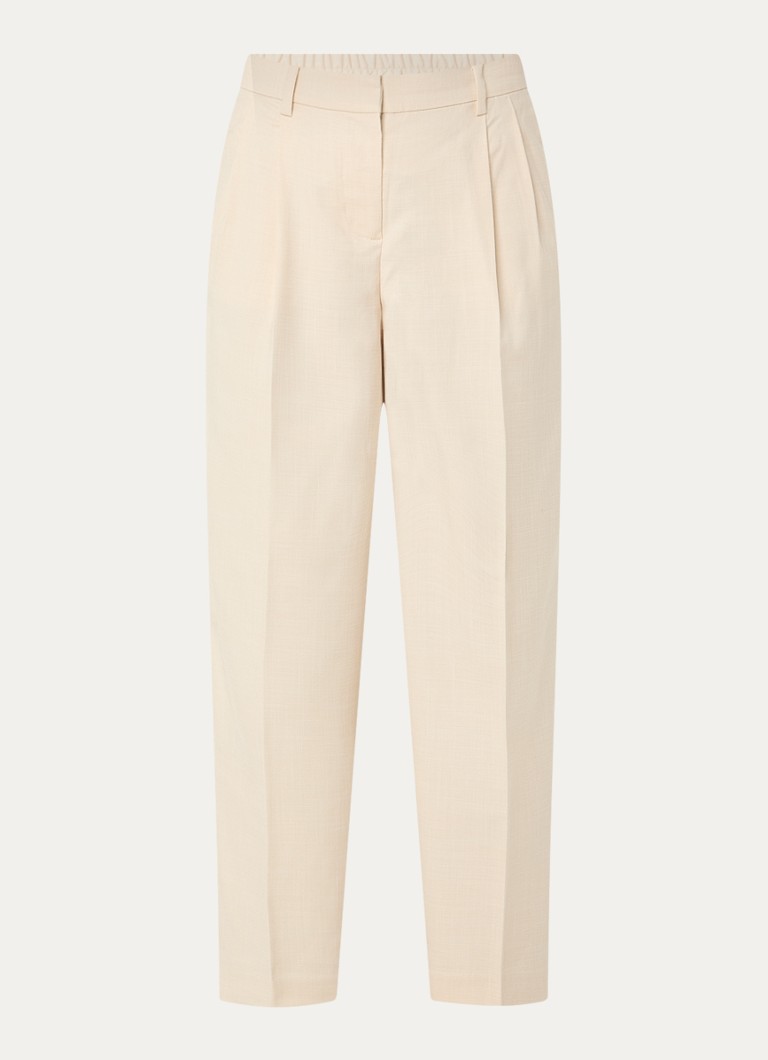Pantaloni corti da donna Selfina a vita alta, vestibilità ampia e tasche laterali, selezionati