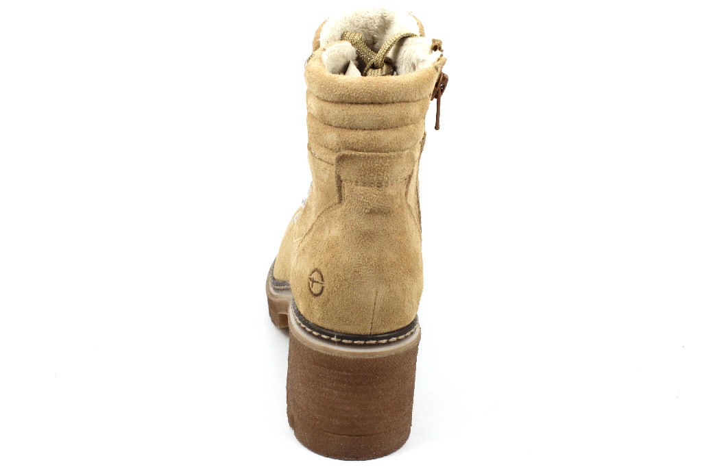 TAMARIS Schnür-Stiefeletten beige