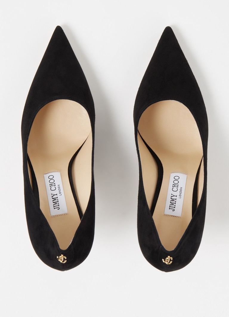 Pantofi cu toc Jimmy Choo Love din piele întoarsă