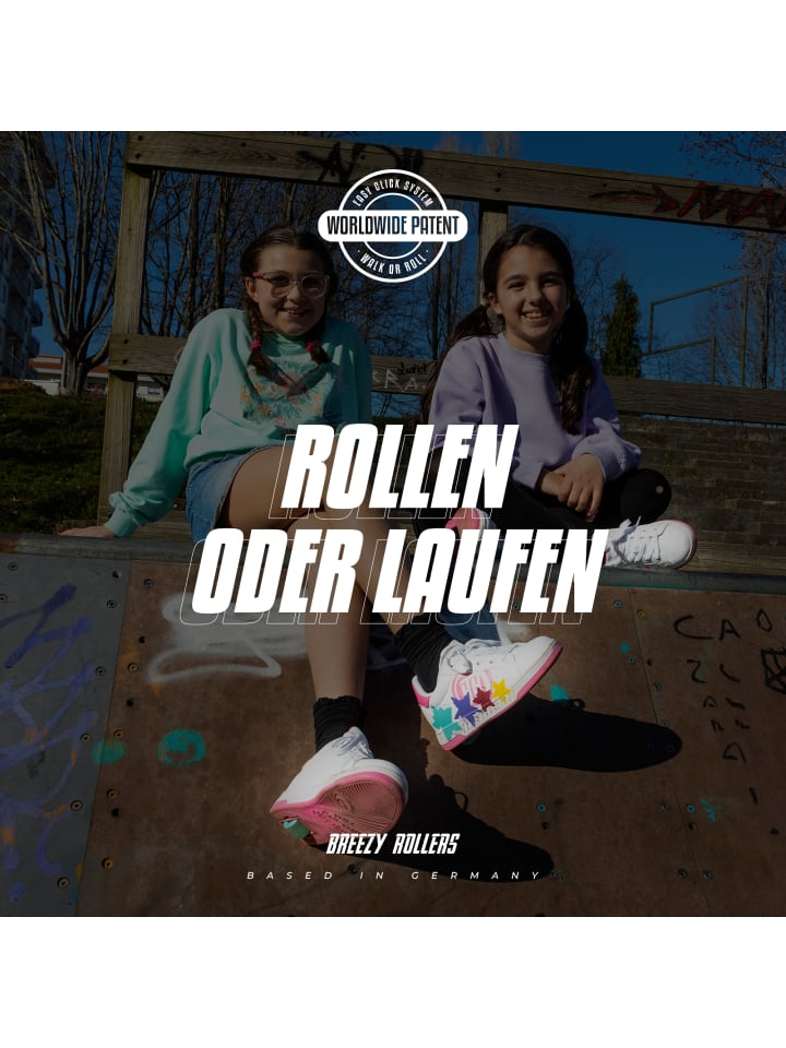 Breezy Rollers BREEZY ROLLERS 2180373 Splash weiss/pink günstig kaufen