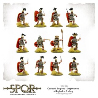 SPQR: Caesar's Legions - Legionaries with gladius & sling (EN)