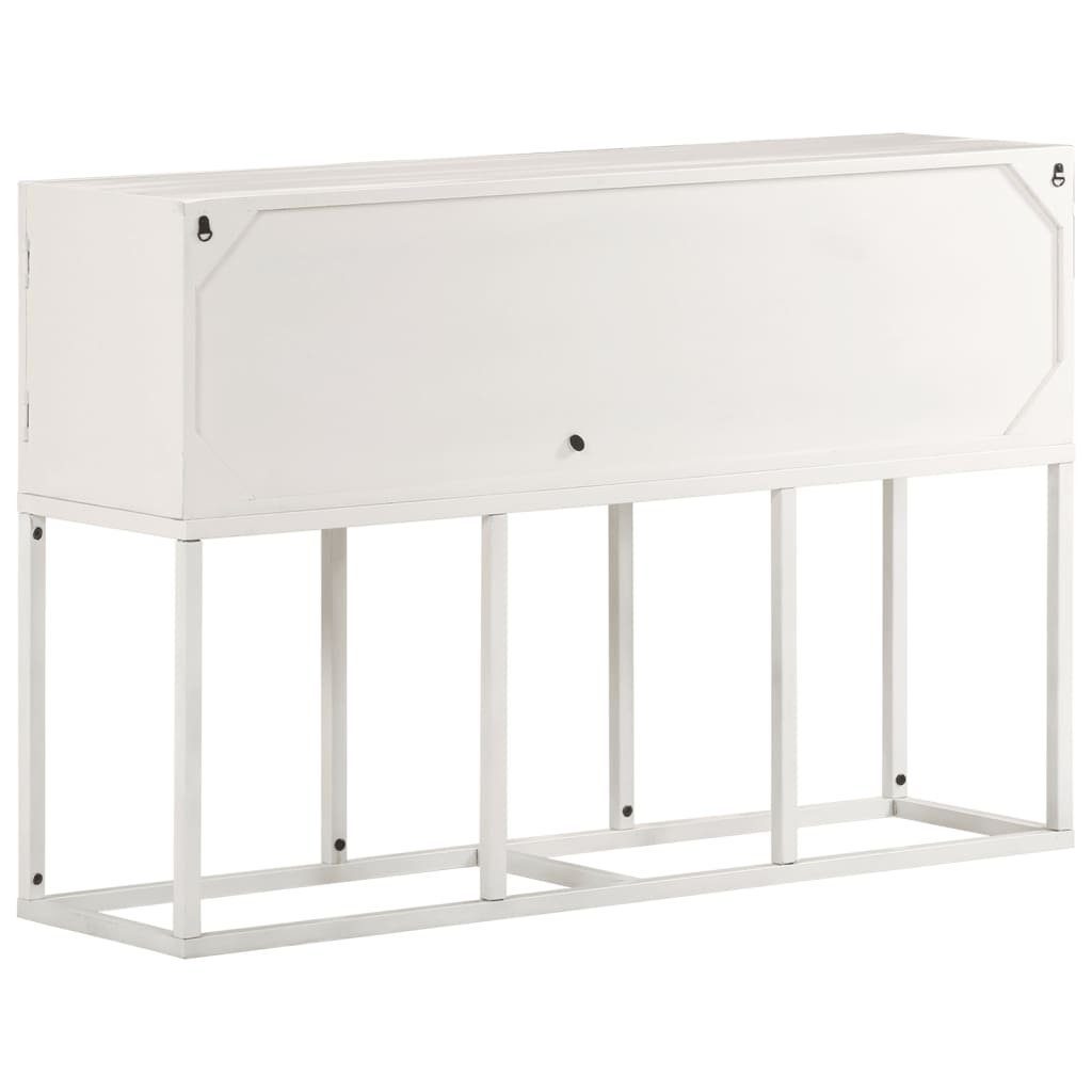 vidaXL Sideboard Sideboard 115x30x76 cm Mango Massivholz (1 St)