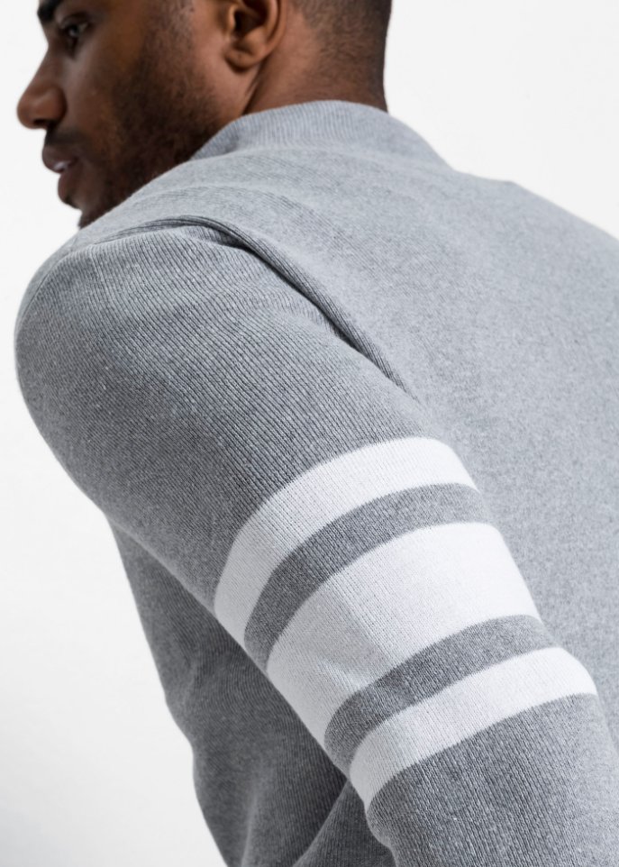 Troyer Pullover mit recycelter Baumwolle