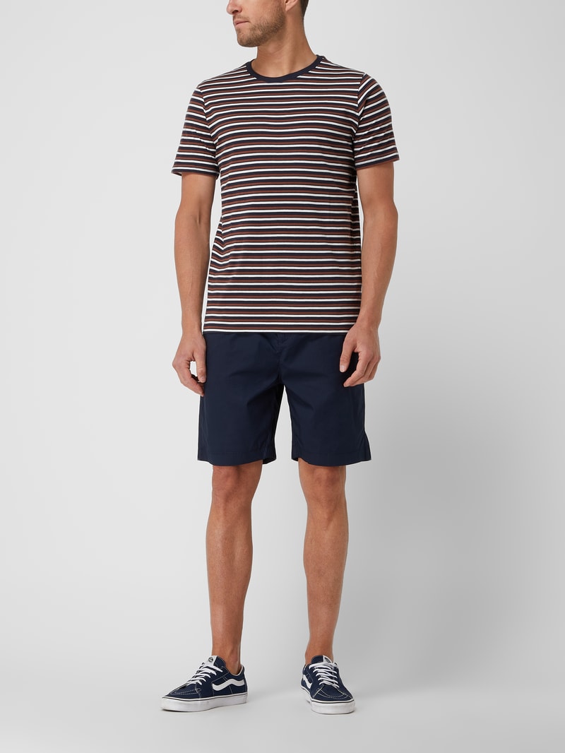 Loose Fit Shorts aus Bio-Baumwolle Modell 'Baron' in bleu