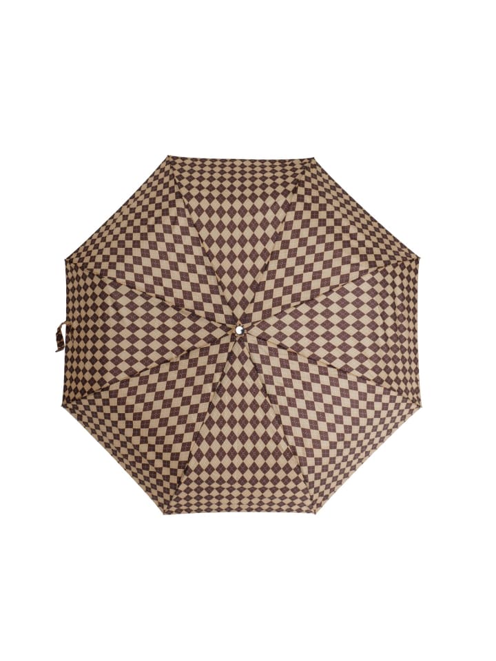COFI 1453 Teleskop-Taschenschirm mit Schutzhülle flexibel und widerstandsfähig in Braun günstig kaufen onesize