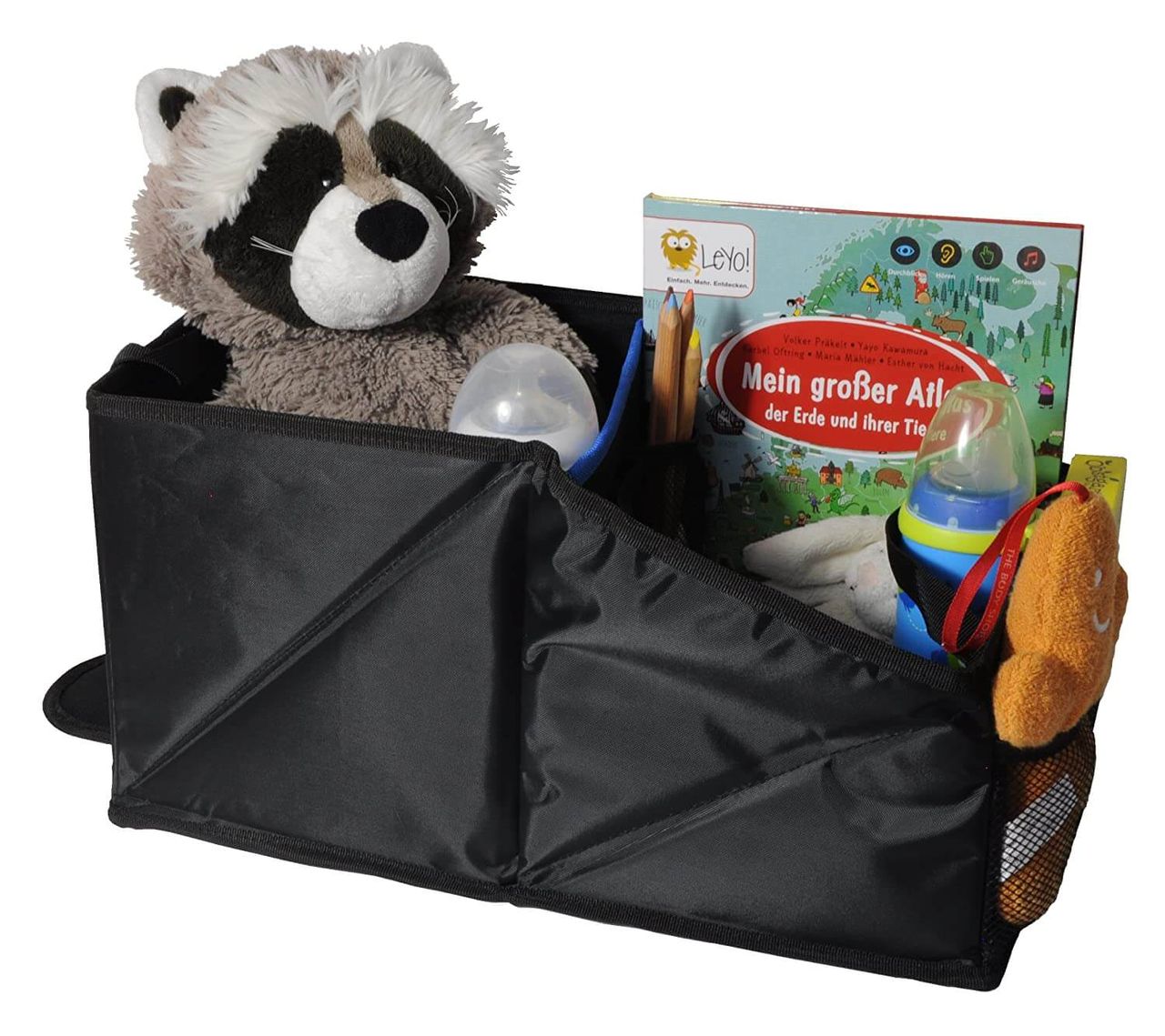 trends4cents Wumbi Aufbewahrungsbox Blau KfZ Kofferraum Kofferraumtausche Organizer Auto Tasche