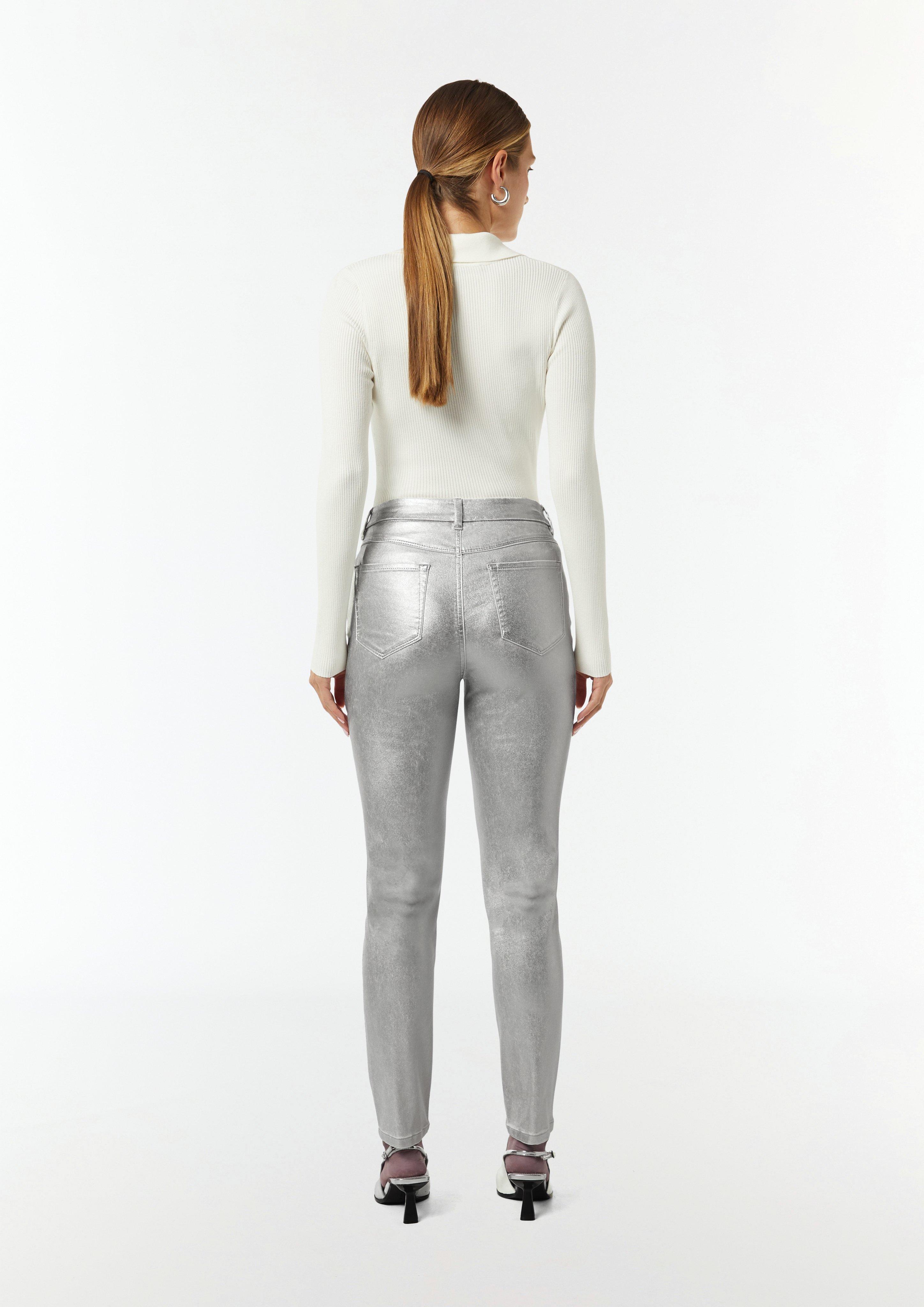 Hose - silber