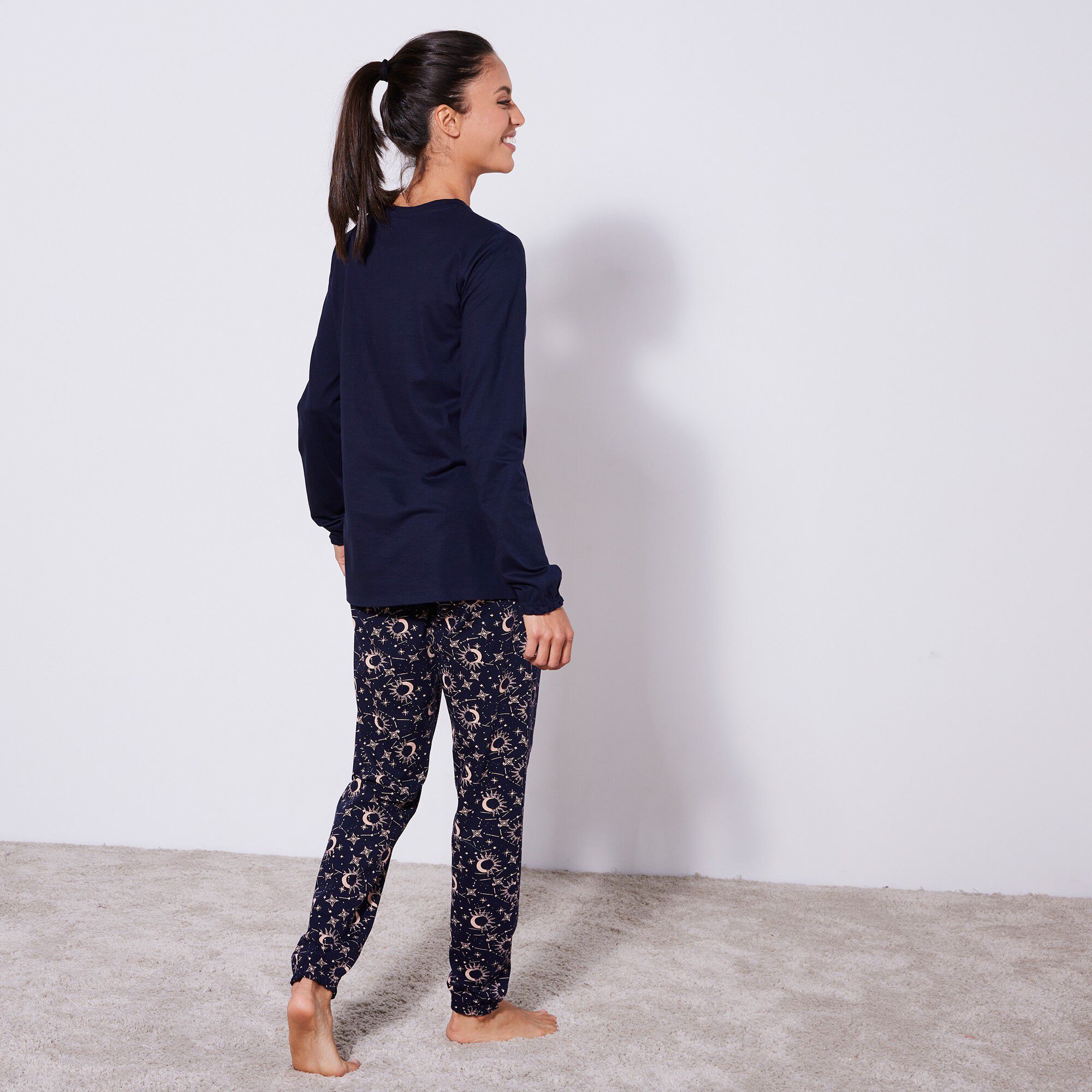 Pyjama manches longues imprimé 
