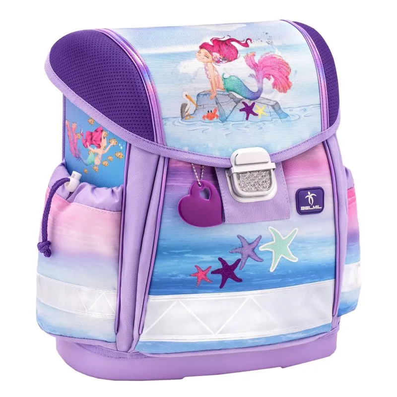 Belmil Classy ergonomisches Schulranzen-Set 4-teilig - Beautiful Mermaid