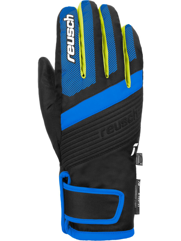 Reusch Fingerhandschuhe Duke R-TEX XT Junior in 7002 blck/bril blu/safety yell günstig kaufen