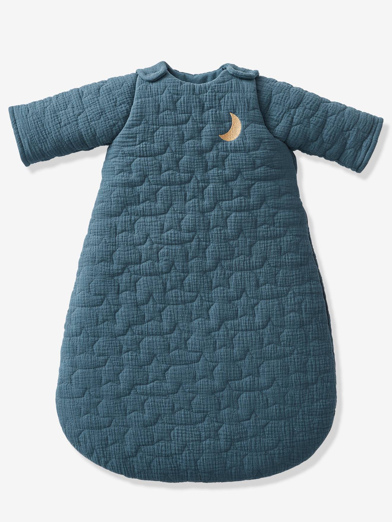 Gigoteuse quiltée manches amovibles NUITS DE RÊVE en coton bio* vert