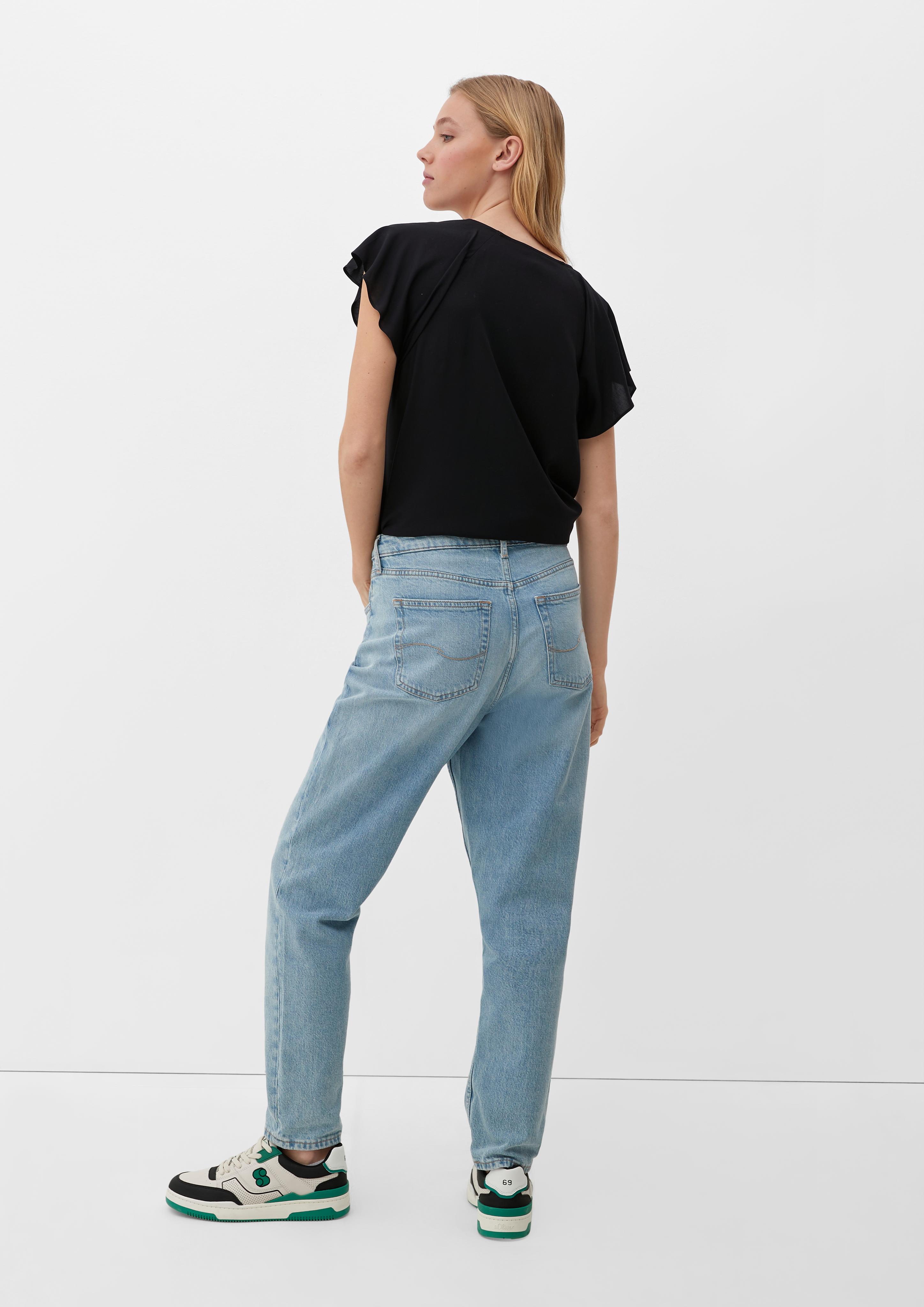 Viskosebluse mit V-Ausschnitt  2132616-9999