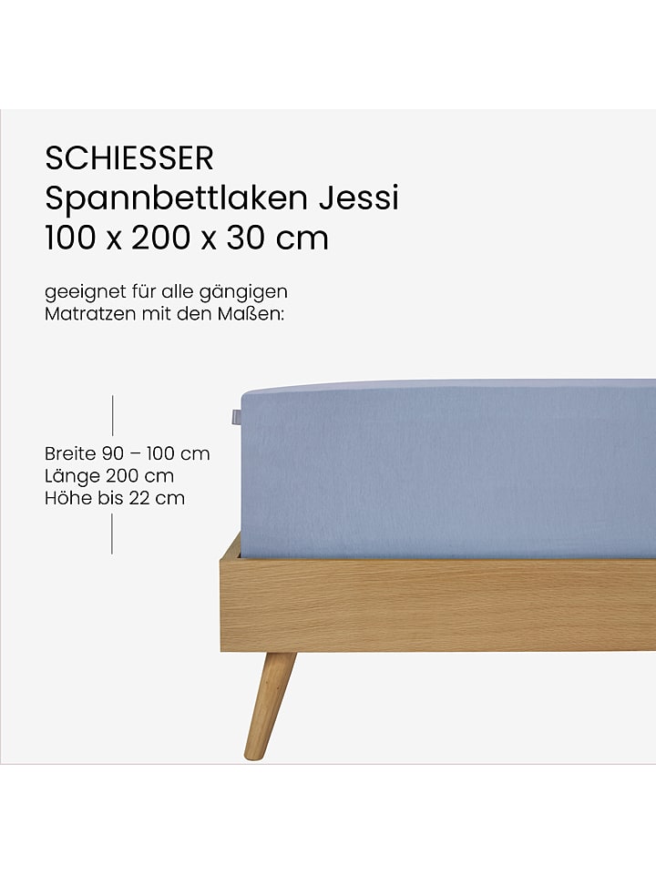 Schiesser Jersey-Spannbettlaken in Lavendel günstig kaufen