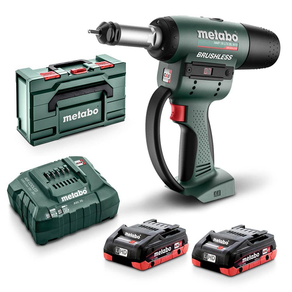 METABO 18V 2 x 4.0Ah Rivet Tool Kit AU60178800