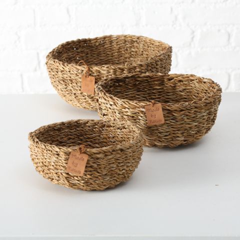 Deko-Korb Seegras 20 cm