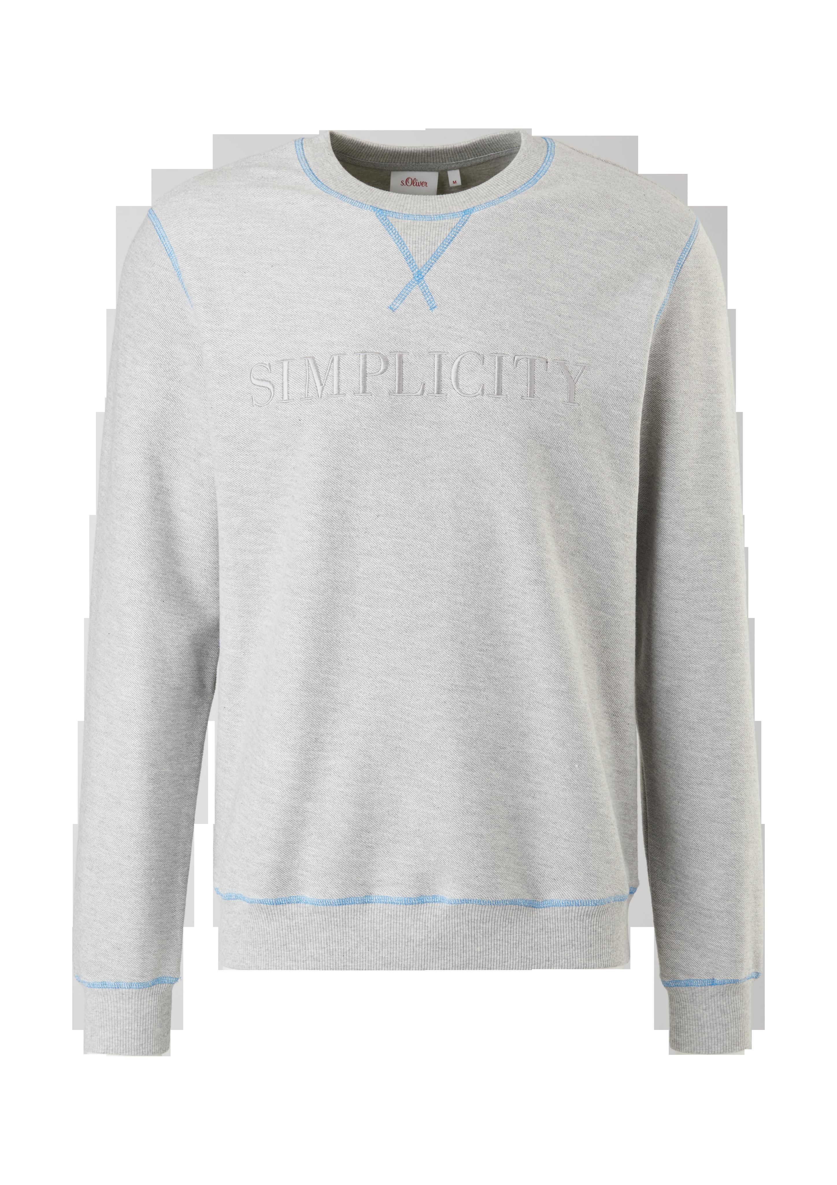 Sweatshirt mit Kontrast-Naht  2125439-94D5