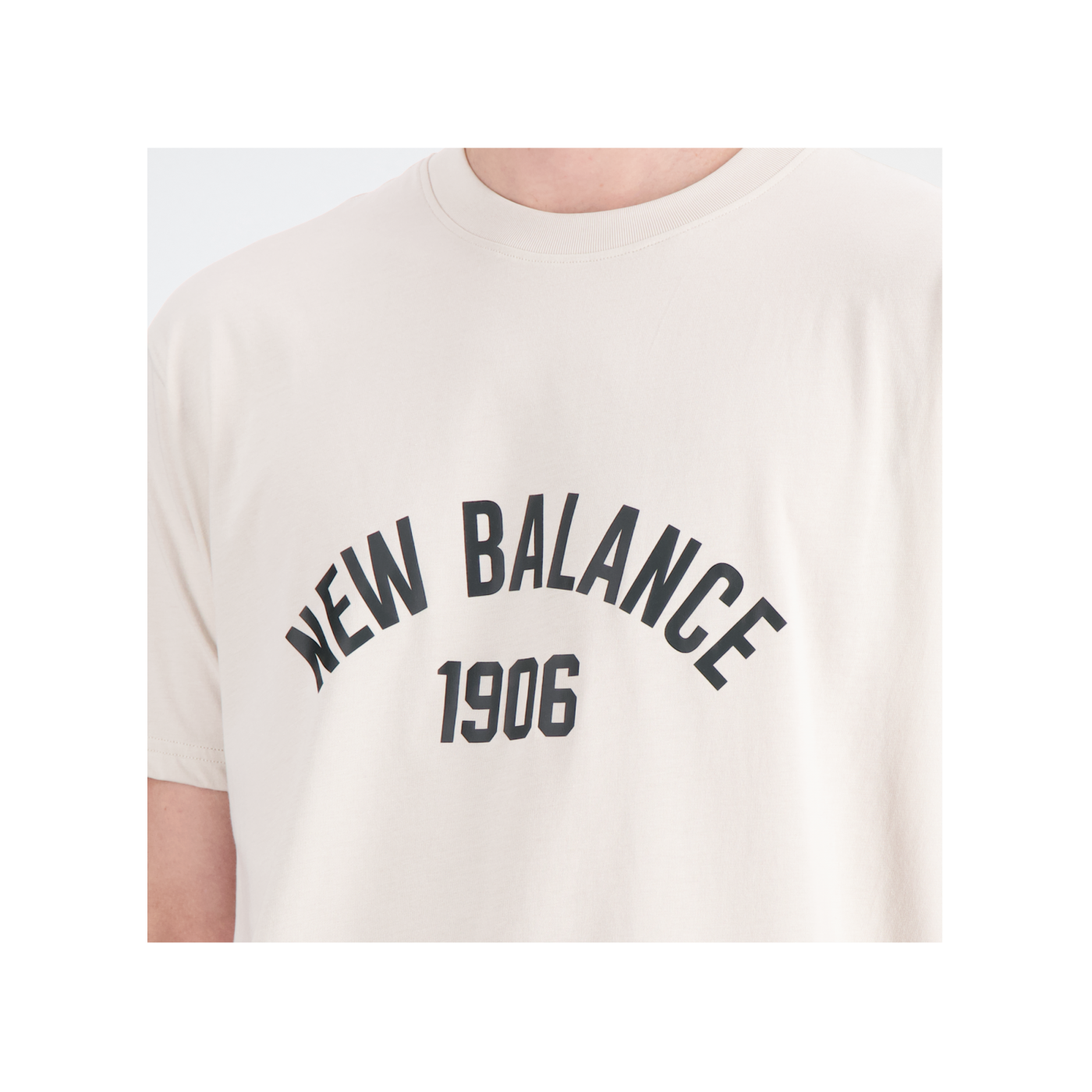 New Balance Essentials Varsity T-Shirt Schwarz