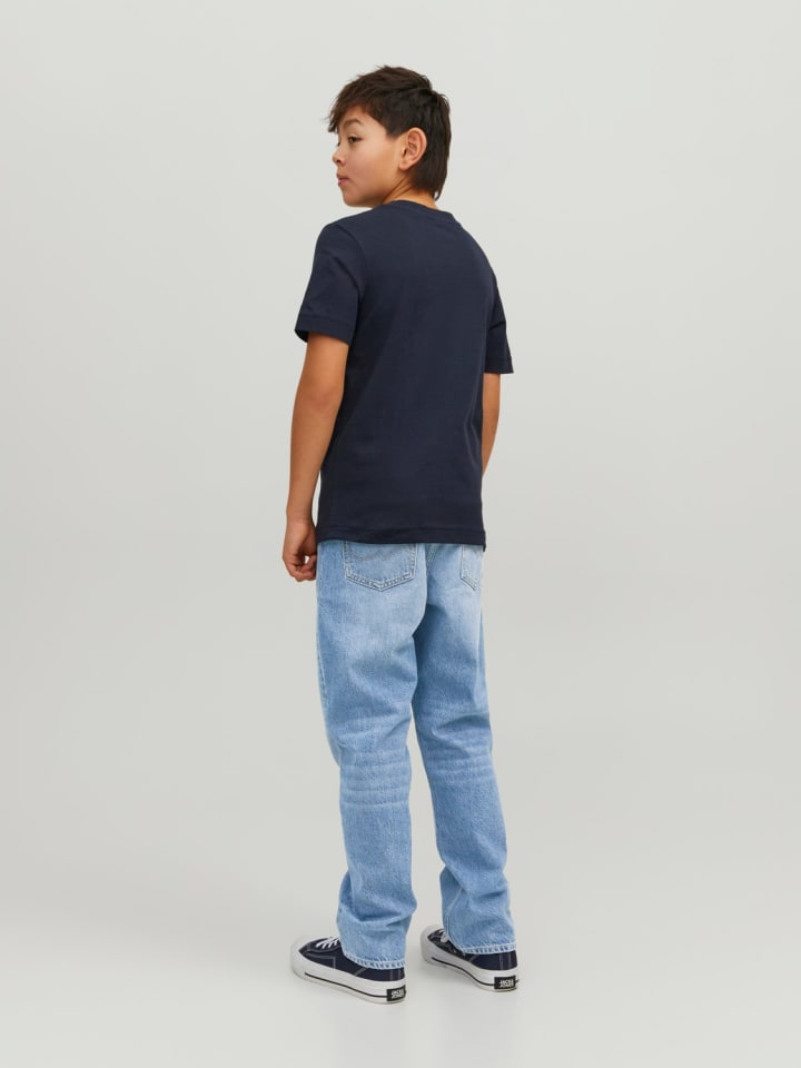JACK & JONES Junior Jeans JJICHRIS relaxed fit in blue denim günstig kaufen