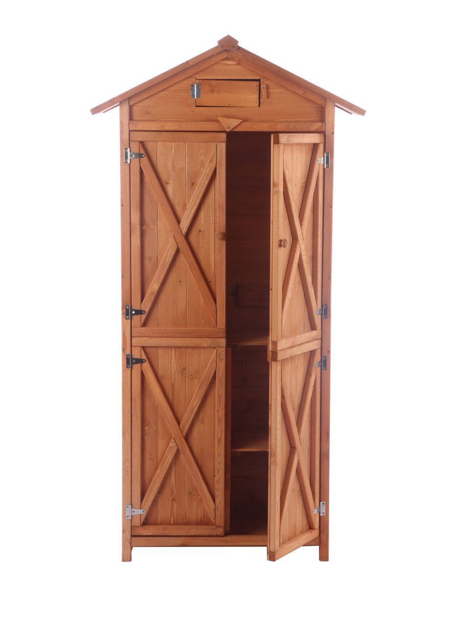 Powertec Garden Werkzeugschrank Holz Franz