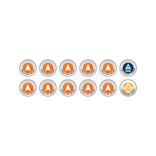 N4 Infinity Tokens Regular Orders Orange (12)