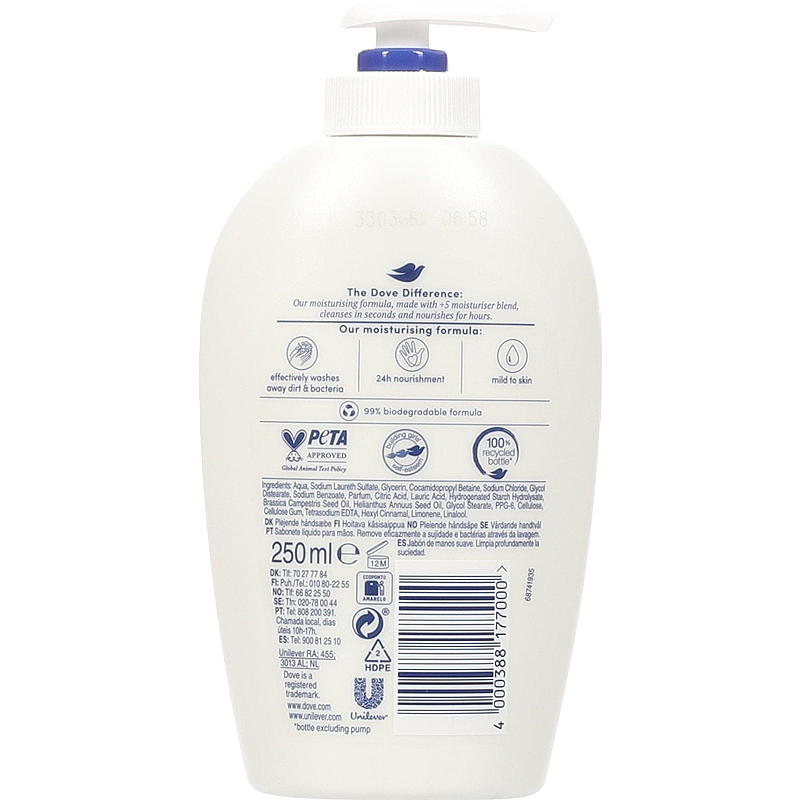 Dove Dove håndsåpe 250 ml Caring