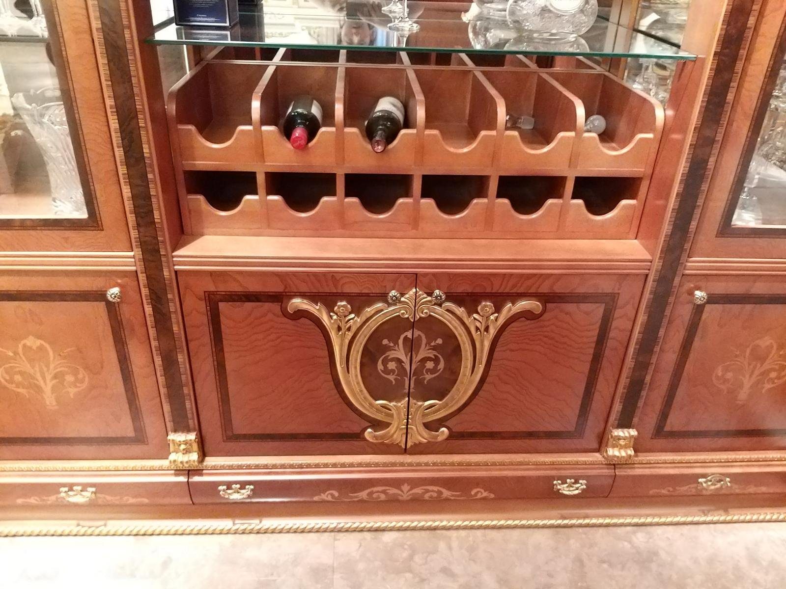 JVmoebel Barschrank Vitrine Bar Schrank Schränke Hausbar Klassische Bar Antik Stil
