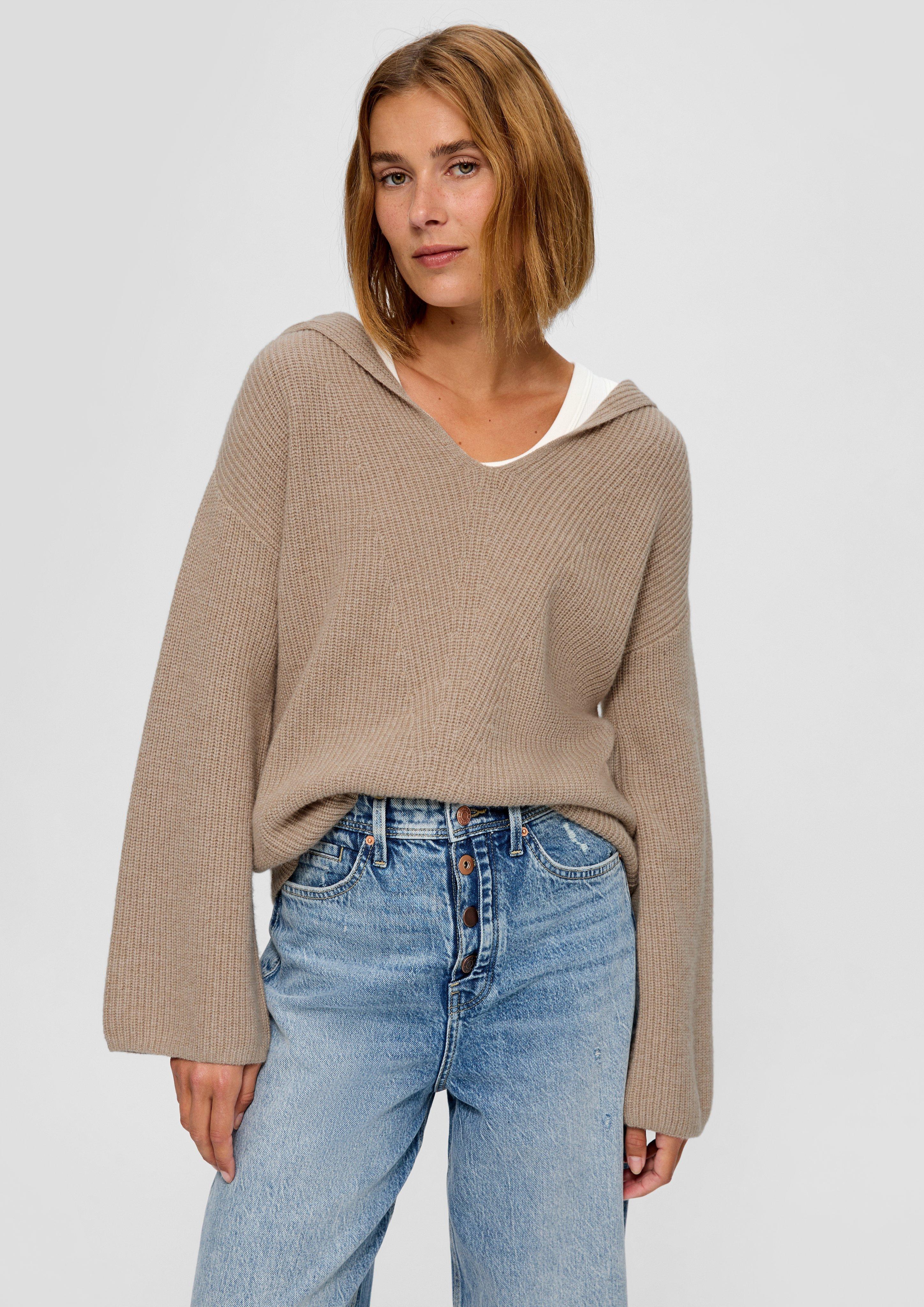 Strickpullover mit Kapuze  2135278-82W2