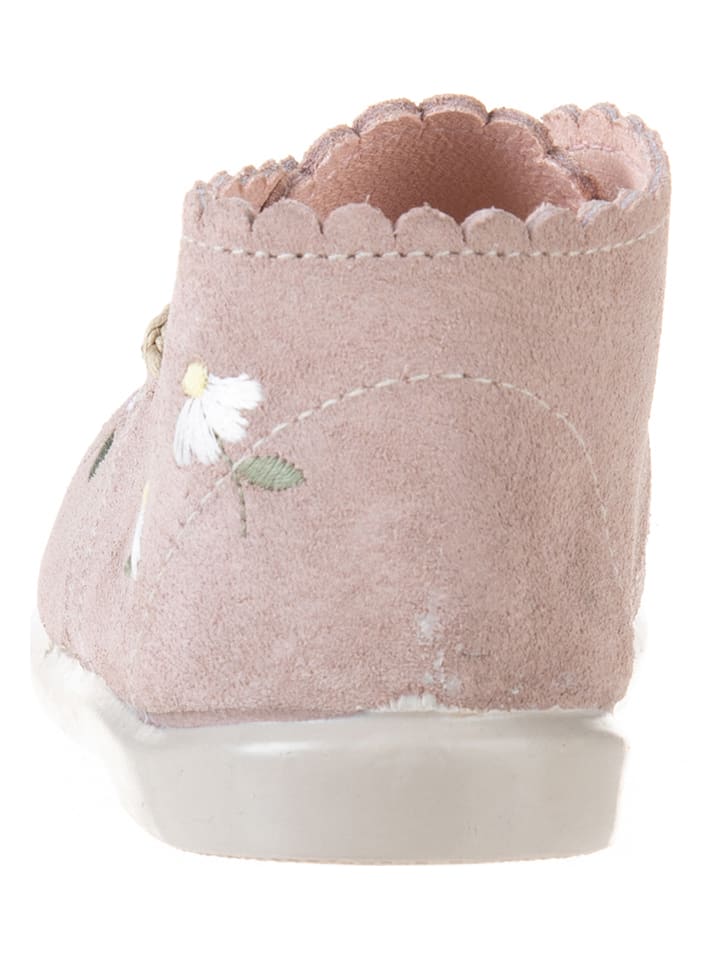 kmins Leder-Schnürschuhe in Rosa günstig kaufen