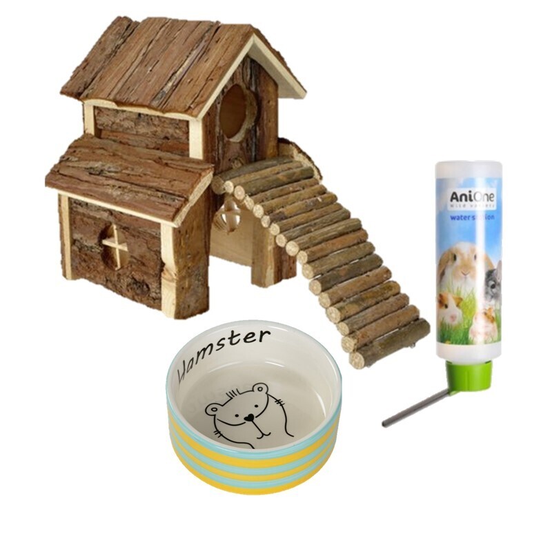 AniOne Freigehege AniOne Hamster Zubehör Set