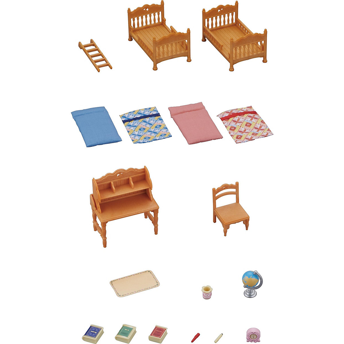 Sylvanian Families Landhaus Kinderzimmer mit Stockbett