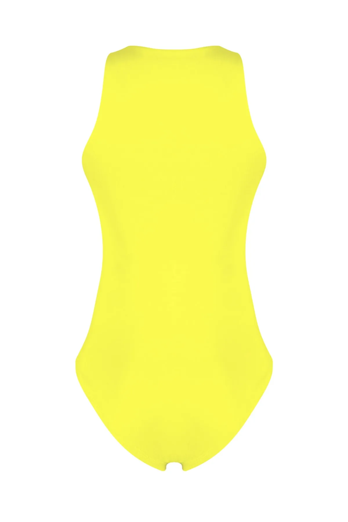 Trendyol Collection  Gelber Neckholder-Body aus Strick mit flexiblem Druckknopfverschluss TWOSS20BD0044