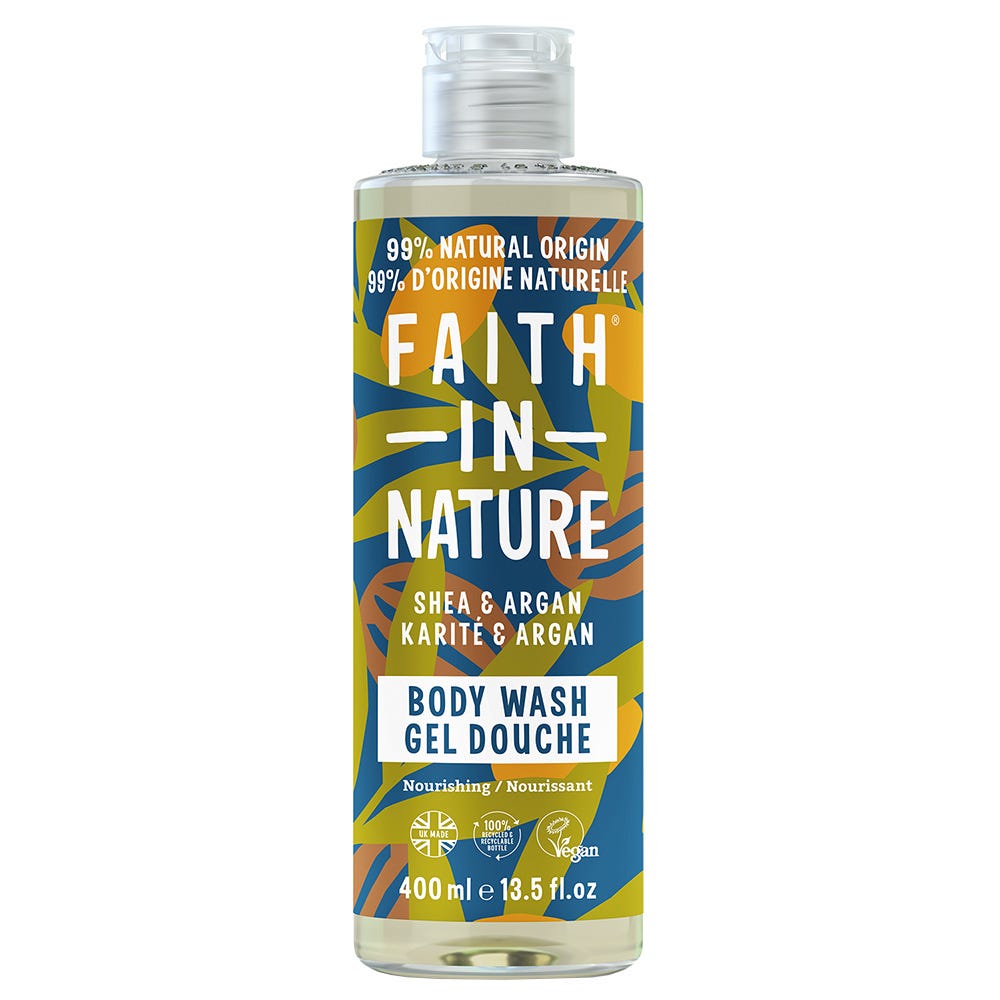 Faith in Nature Shea & Argan Body Wash 400 ml