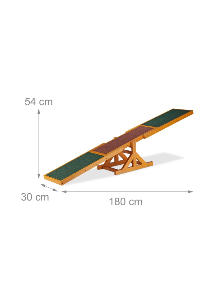 relaxdays Dog Agility Wippe in Bunt günstig kaufen onesize