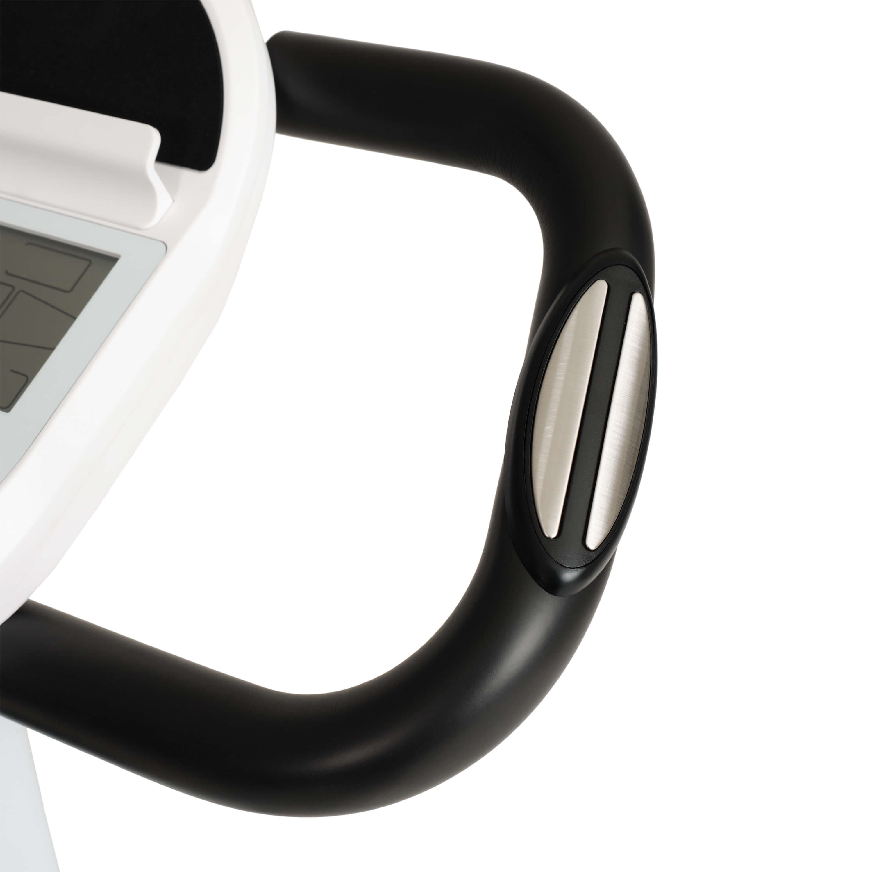 SportPlus Heimtrainer SP-HT-1300-W-iE, Heimtrainer, X-Bike, klappbar für Zuhause, Rückenlehne, 8 Stufen