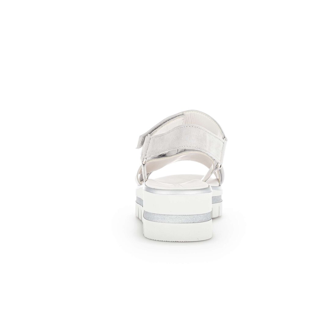 Gabor fashion Plateau Sandale grau
