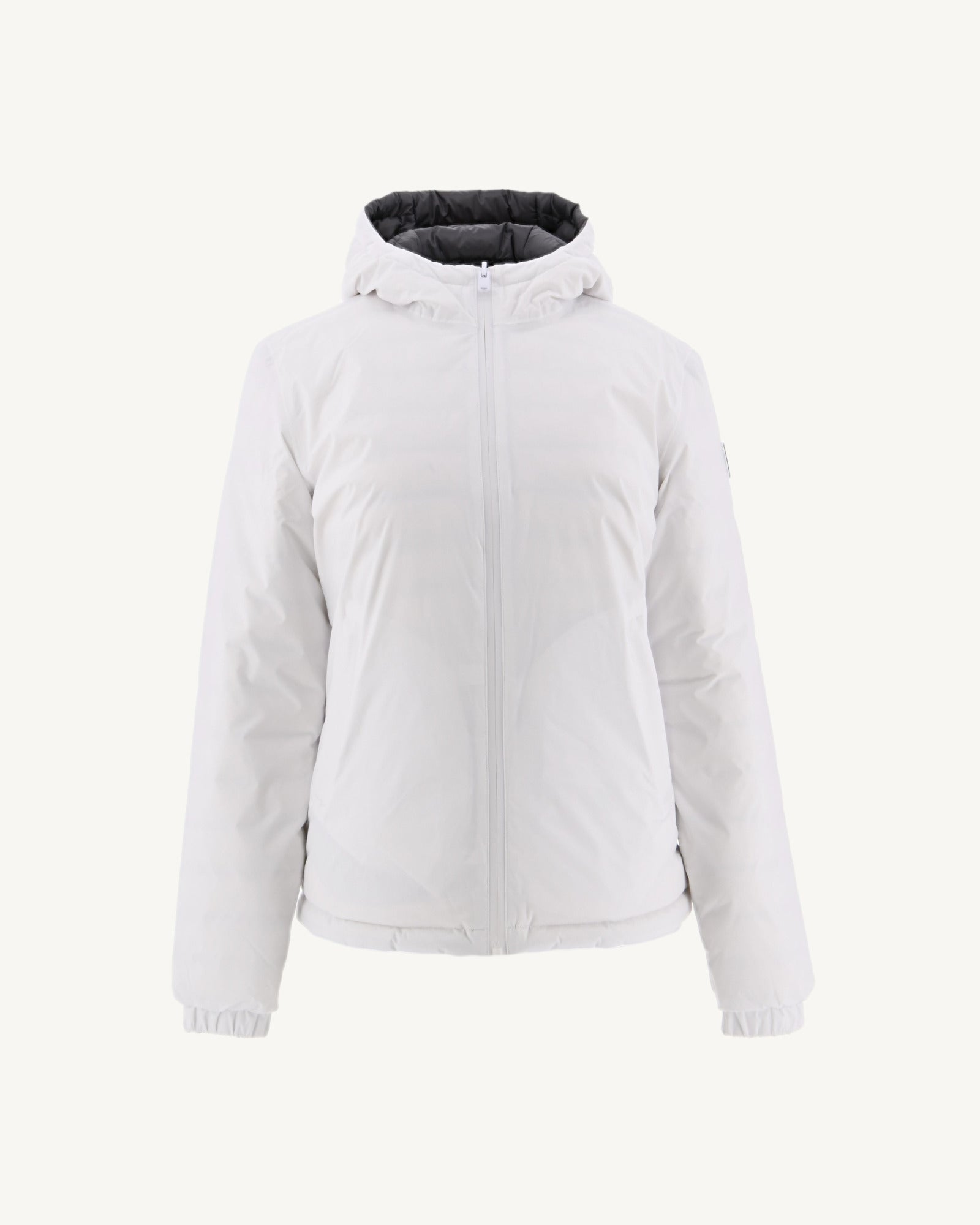 Doudoune réversible à capuche Blanc/Anthracite Vienne